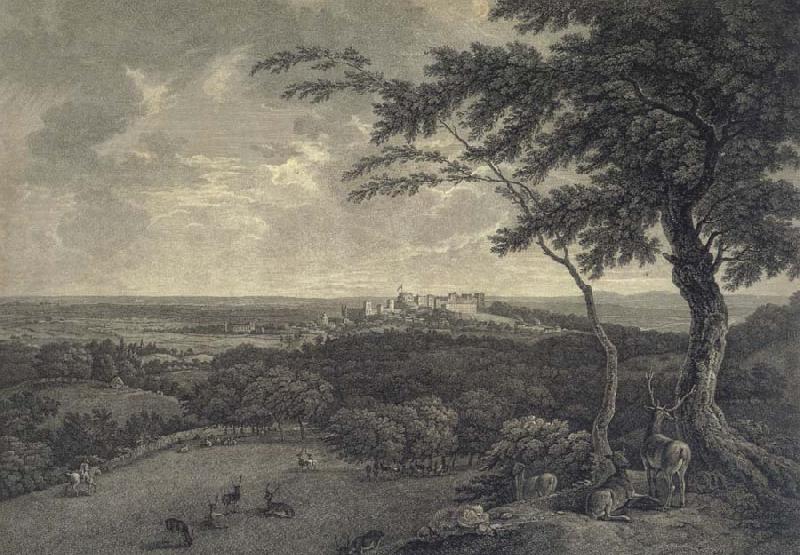 unknow artist South View of Windsor,taken from the Great Park
